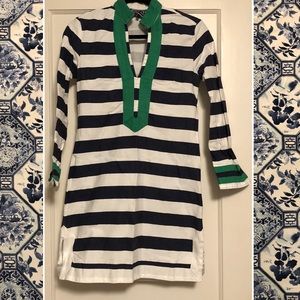 Sail to Sable Rugby Striped Tunic Dress - XS